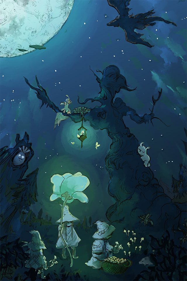 ゲッコー茸の採取